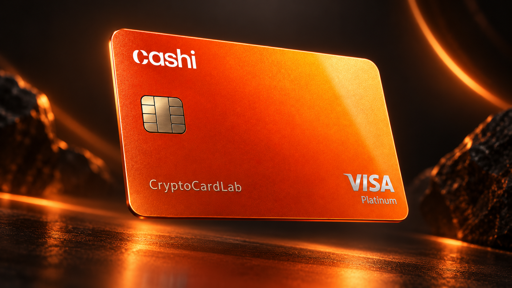 Cashi Virtual Visa card editorial illustration